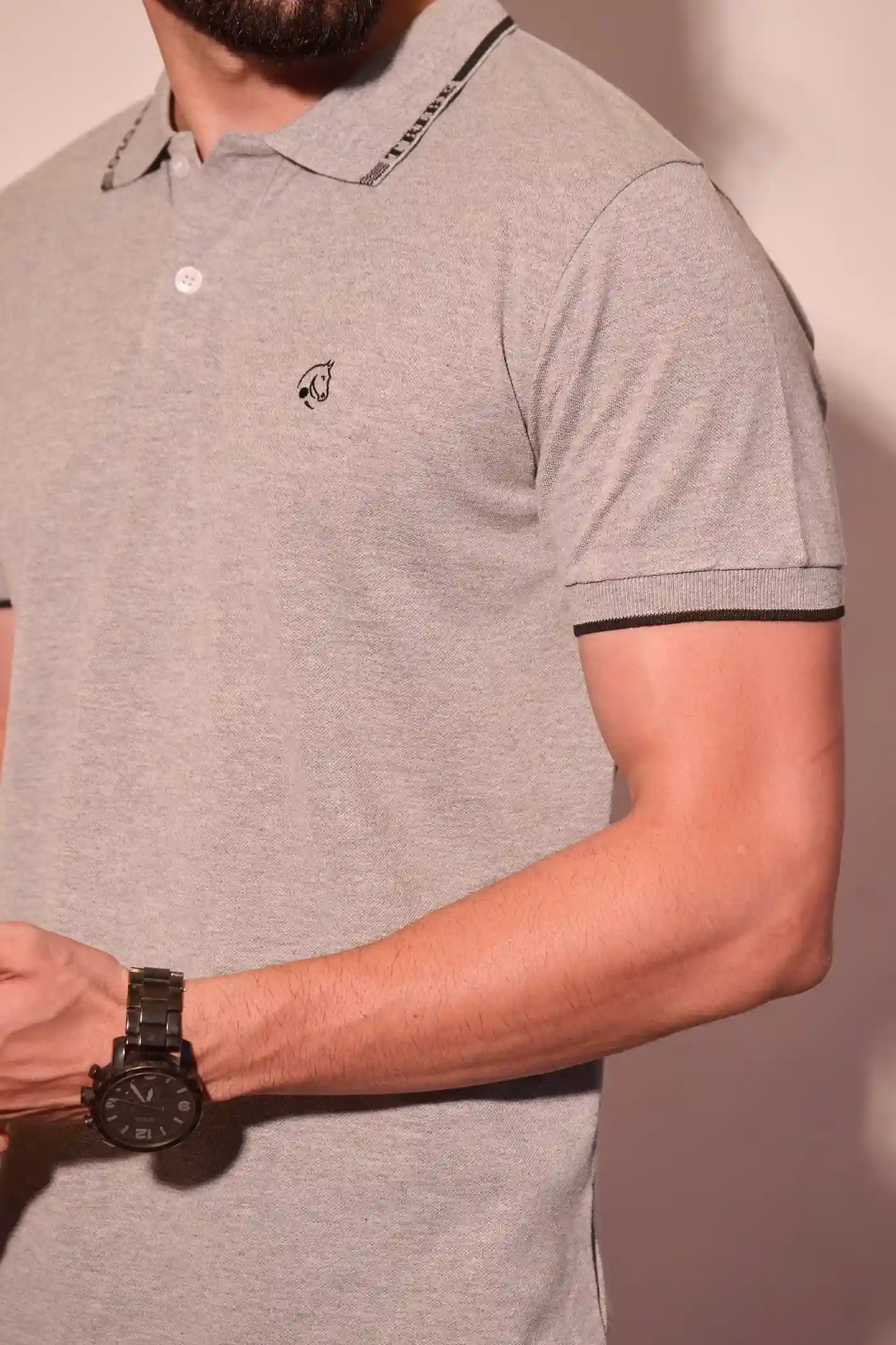 Berlin Bay Polo Shirt Angled View Berlin Bay Polo Shirt Angled View