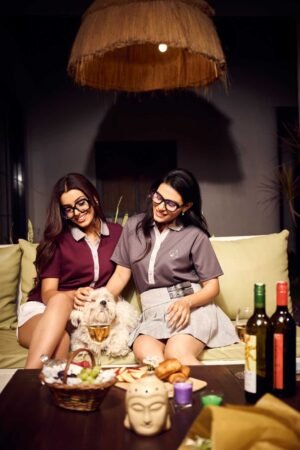 Modern fashion outfit from the Ventus collection featuring sleek and contemporary style